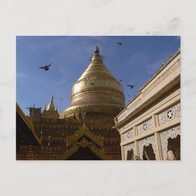 Carte postale Shwe Zigon Pagoda (Devant)