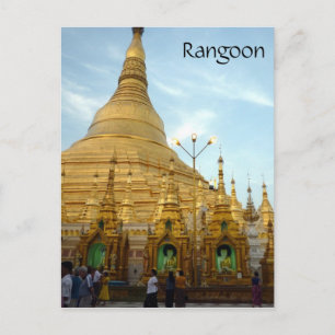 Carte Postale shwedagon rangoon