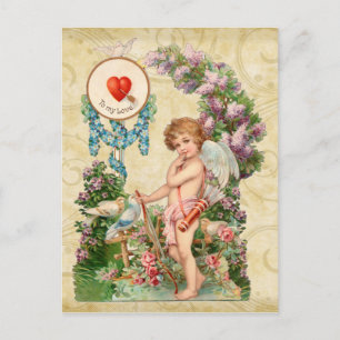 Carte postale Shy Cupid Valentine