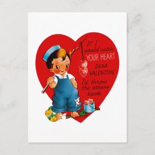 Carte Postale Si Je Pouvais Attraper Ton Coeur