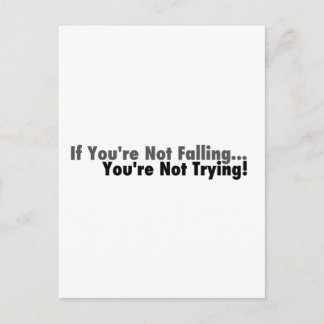 Carte Postale Si vous ne tombez pas...