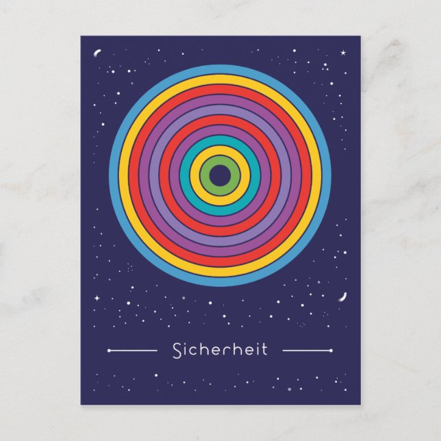 Carte Postale Sicherheit (Devant)