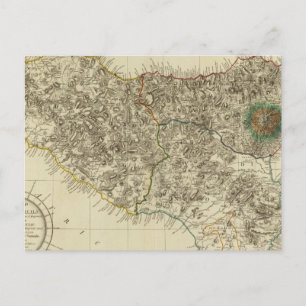 Carte Postale Sicile, Italie