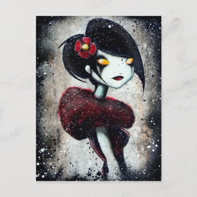 Carte Postale Sidelong (rouge) (Devant)