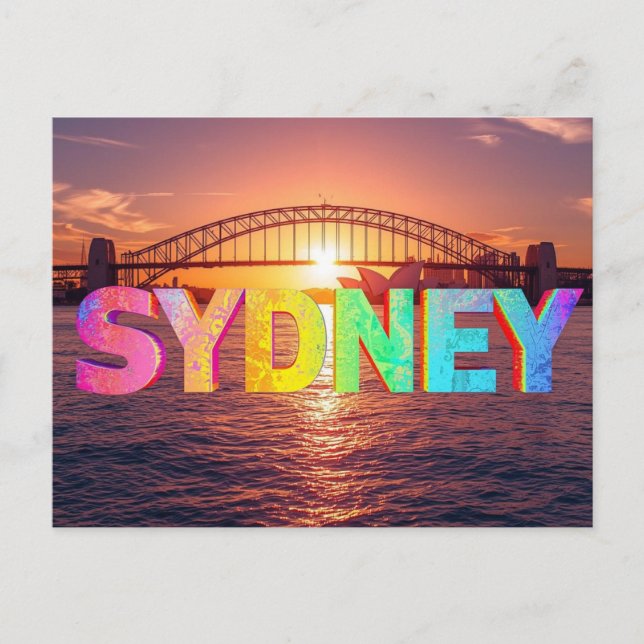 Carte Postale Sidney australia (Devant)