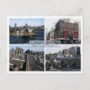 Carte Postale Sidney - Australie - Mosaic -