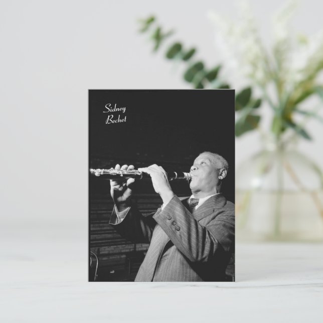 Carte Postale Sidney Bechet (Debout devant)