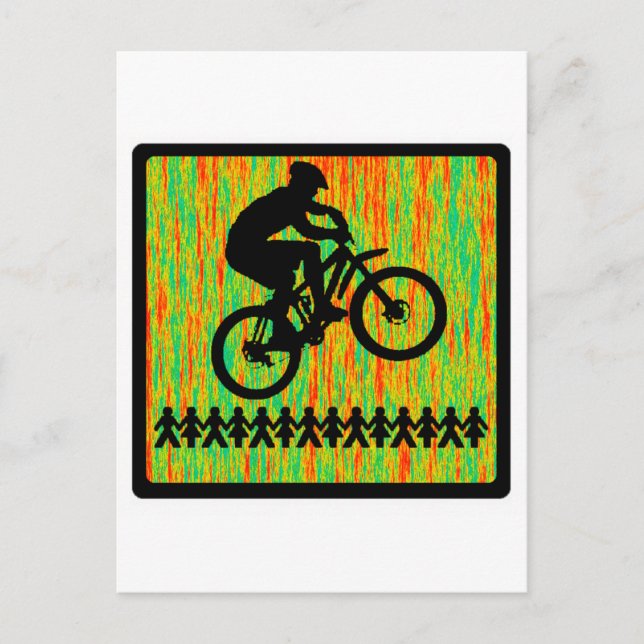 Carte Postale Siège chaud pour vélos (Devant)
