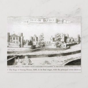 Carte Postale Siège de Basing House, 1645