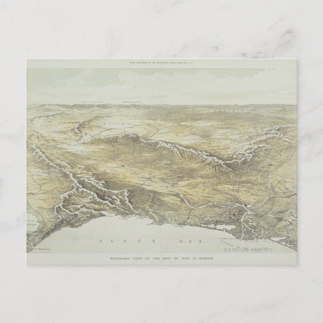Carte Postale Siège de guerre en Europe (Devant)