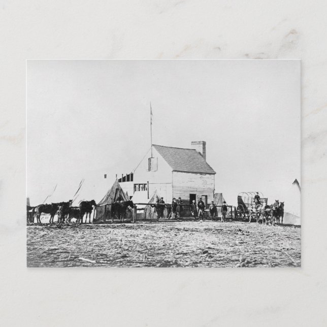 Carte Postale Siège de la Commission sanitaire (Devant)
