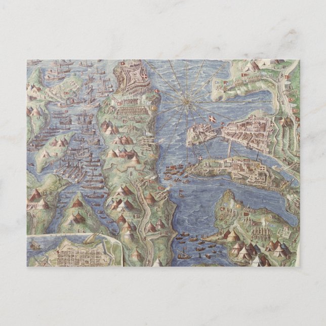 Carte Postale Siège de Malte (Devant)