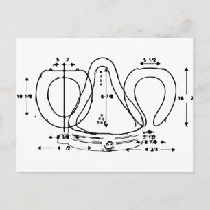 Carte Postale siège de toilette