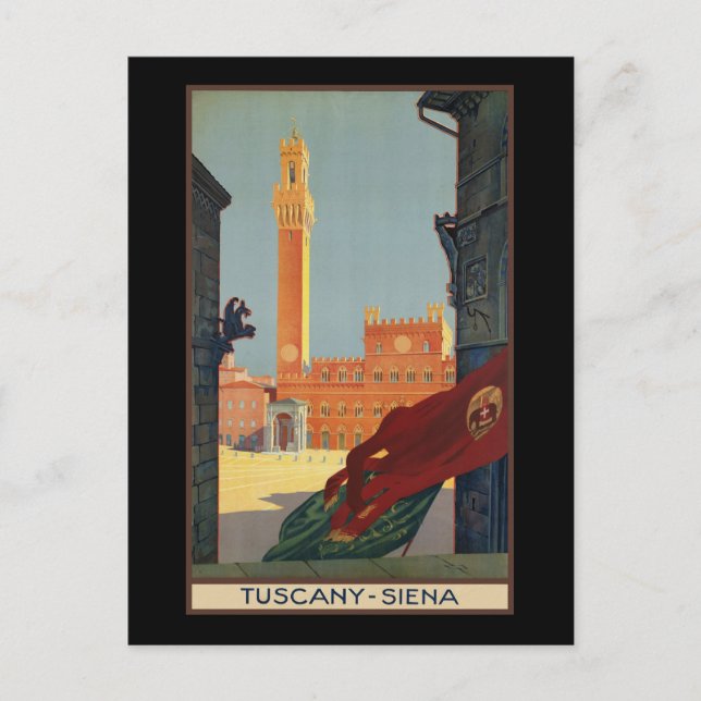Carte Postale Sienne Toscane (Devant)