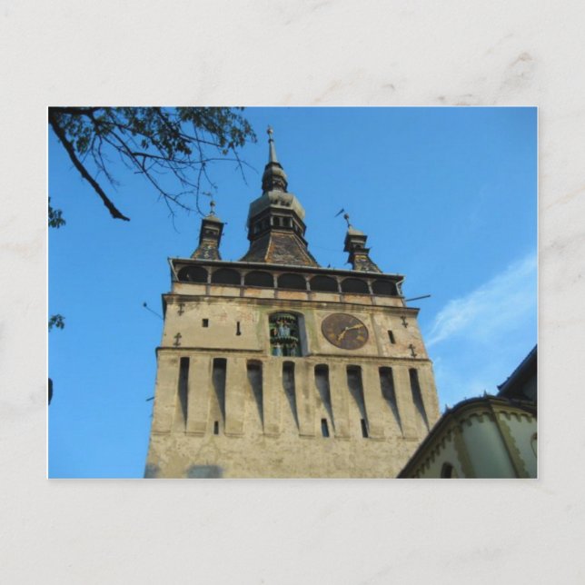 Carte Postale Sighisoara, Tour d'horloge (Devant)