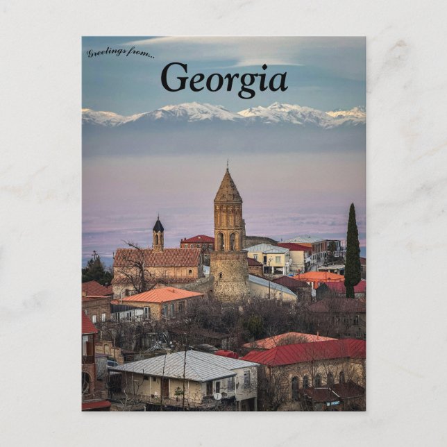 Carte Postale Sighnaghi Géorgie (Devant)