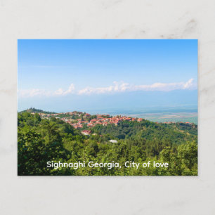Carte Postale Signagi Sighnaghi Géorgie, Ville de l'amour