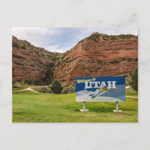 Carte Postale Signal Utah - Signes d'Etat