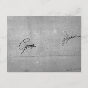 Carte Postale Signature de Jean-Baptiste Greuze