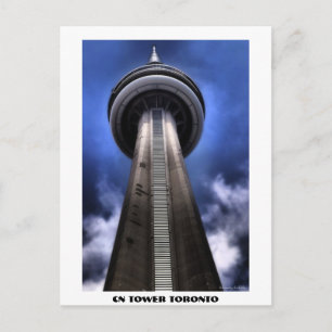 CARTE POSTALE SIGNE CN TOWER, CN TOWER TORONTO