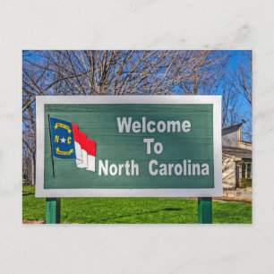 Carte Postale SIGNE DE LA Caroline DU Nord Bienvenue