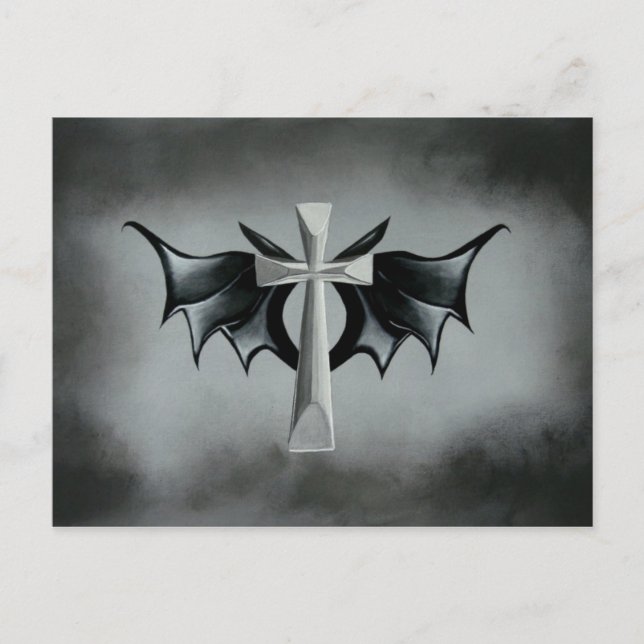 Carte Postale Signe de la chauve-souris (Devant)