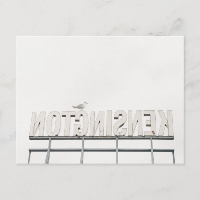 CARTE POSTALE SIGNE DU MARCHÉ DE KENSINGTON, TORONTO, CANADA (Devant)