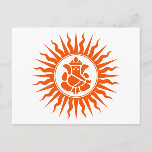Carte Postale Signe Lord Ganesha (Devant)