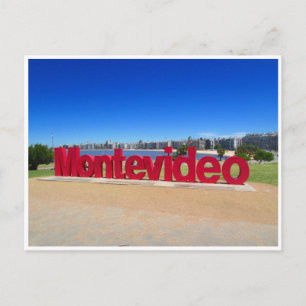 Carte Postale signe montevideo