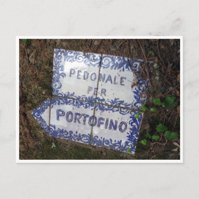 Carte Postale signe portofino (Devant)