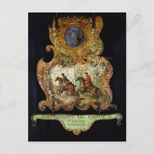 Carte Postale Signe pour le Royal Mail de Chantilly (Devant)