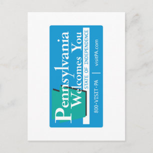 Carte Postale SIGNE ROUTIÈRE DE Pennsylvanie - USA