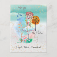 SIGNE Zodiaque Virgo Maiden fille Whimsical