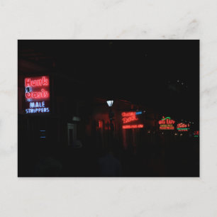 Carte Postale Signes néons de la Nouvelle-Orléans