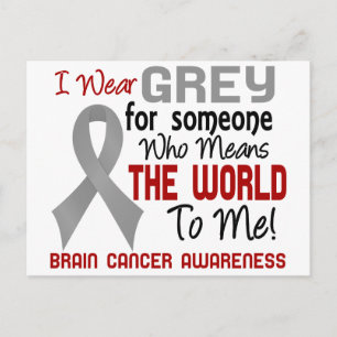 Carte Postale Signifie Le Monde Pour Moi 2 Cancer Du Cerveau