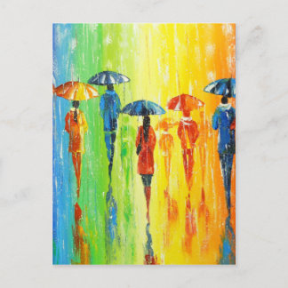 Carte Postale S'il pleut , alors un brillant