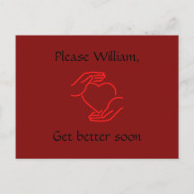 Carte postale : S'il vous plaît nom, allez-y bient