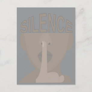 Carte Postale Silence