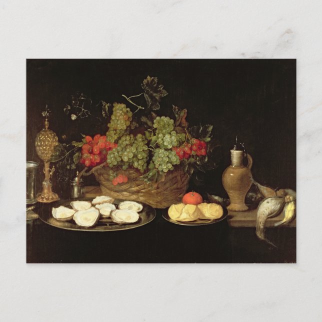 Carte Postale Silence Life avec Oysters (Devant)