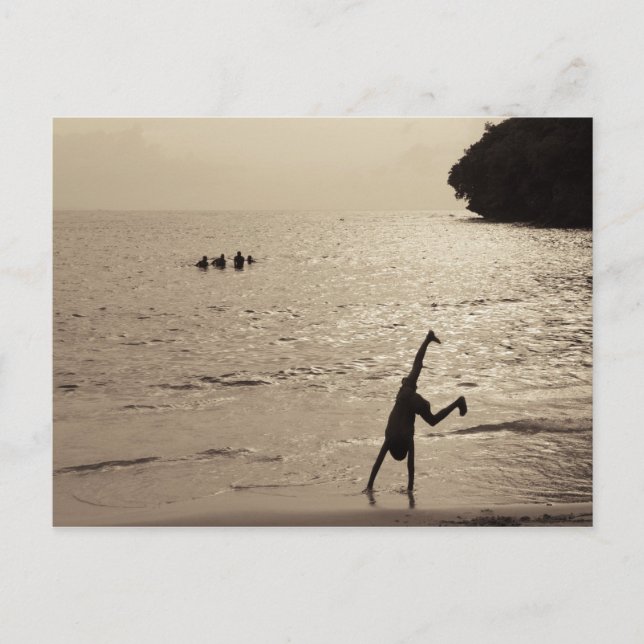 Carte Postale silhouette active (Devant)