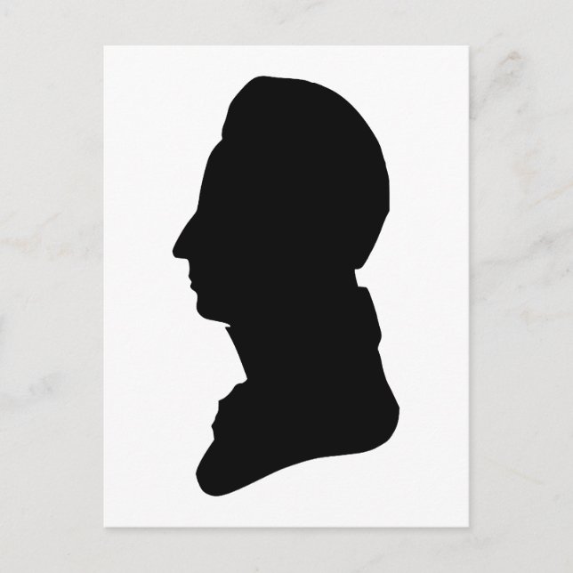 Carte Postale Silhouette classique (Devant)