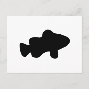 Carte Postale Silhouette clown