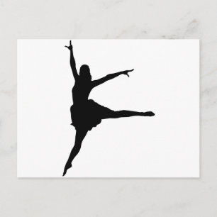 Carte Postale Silhouette danseuse