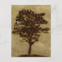 Silhouette d'arbre sur Arrière - plan de bronze
