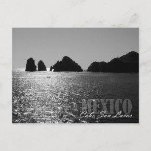 Carte Postale Silhouette de El Arco de Cabo San Lucas
