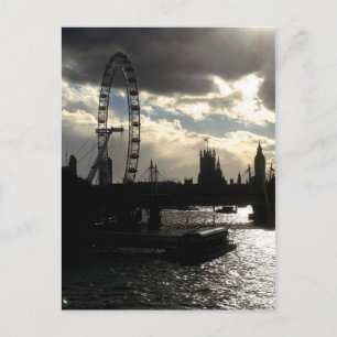 Carte Postale Silhouette de Londres