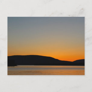 Carte Postale Silhouette de montagne