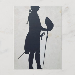 Carte Postale Silhouette d'un homme