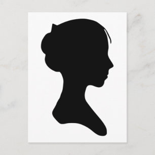Carte Postale Silhouette jeune fille