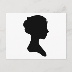 Carte Postale Silhouette jeune fille